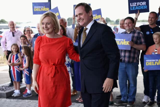 Liz Truss with Tom Tugendhat 