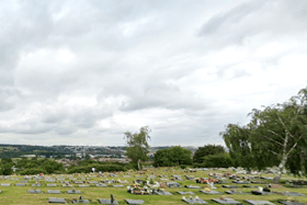 Bodies have reportedly fell out of coffins at Bedminster Down Cemetery after the people carrying them slipped on water-logged graves.