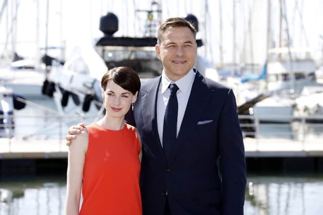 David Walliams and Jessica Raine who starred in a 2015 BBC series Partners in crime (photo: Valery Hache/AFP via Getty Images)