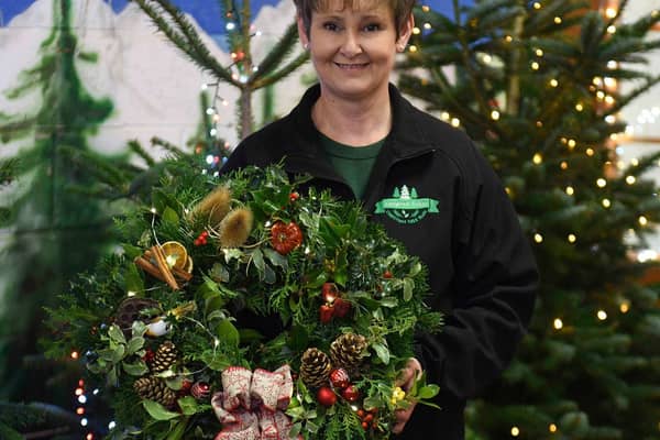 Trudy Hendy from Langford Lakes Christmas Tree Farm gives advice on your own Christmas wreath