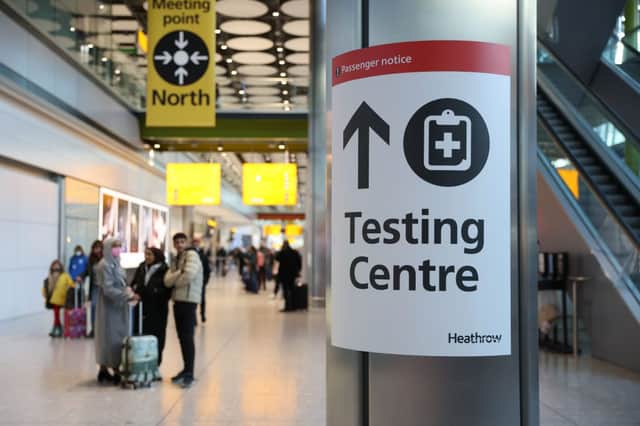 From 7December UK holidaymakers must take a pre-departure Covid test (Photo: Getty Images)
