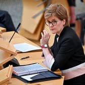 Nicola Sturgeon update: what did FM say in announcement - and will Scotland move to level 0 on 19th July? (Photo by Jeff J Mitchell - WPA Pool/Getty Images)
