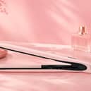The BaByliss Rose Blush Straighteners feature longer titanium-ceramic plates designed to style larger sections of hair more quickly.