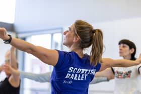 Helping to keep NHS and social care staff on their toes, Scottish Ballet’s dance health team will deliver new sessions online every fortnight. (Pic: Andy Ross)
