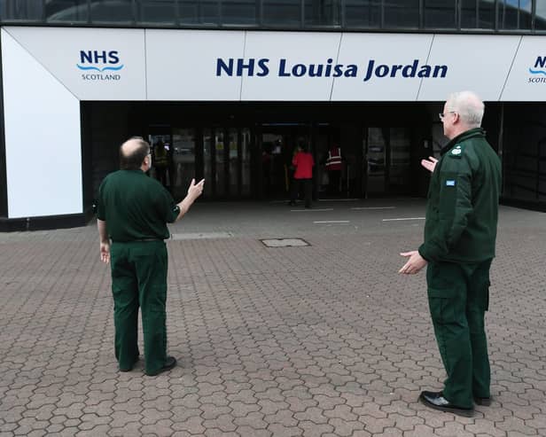 NHS Louisa Jordan has not been required to treat Covid-19 patients, however, it remains ready to accept Covid-19 patients at a few days’ notice. Photo: John Devlin