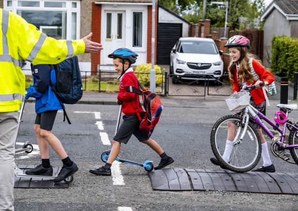 As schools prepare to return this week, Transport Scotland is asking commuters to consider active travel options and plan their journeys. Photo: Peter Devlin