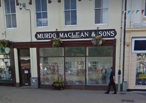 There are plans to redevelop the former Murdo MacLean's shop in Cromwell Street.