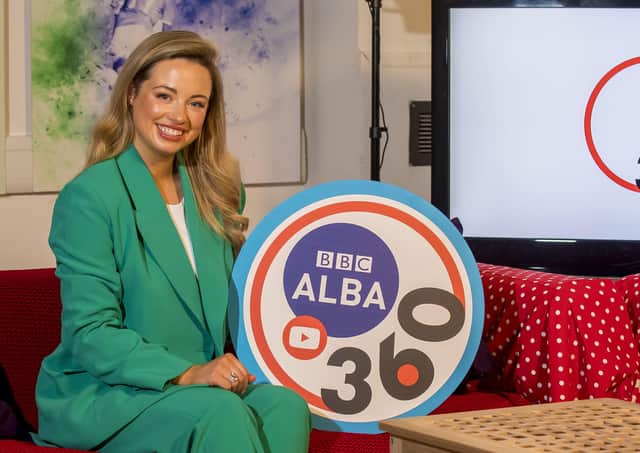 Iona Ballantyne is the presenter of 360, BBC Alba's new women's sports programme. (Photo: © Craig WatsonCraig Watson,craigwatsonpix@icloud.com 07479748060 www.craigwatson.co.uk)