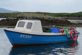 The creel boat May C from where Michael Monk fell into Loch Carnan. (Photo: MAIB)