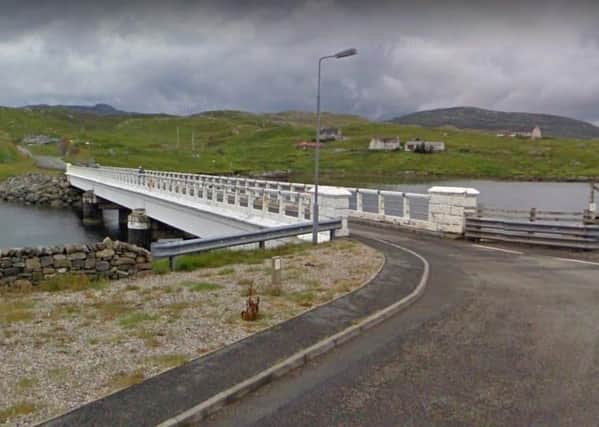 The vehicle is small enough to be permitted to cross the Bernera Bridge.