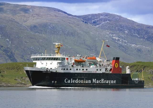The weather is causing problems for ferries to the Outer Hebrides.