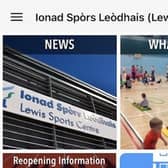 The new sports facilities app is proving to be very popular.