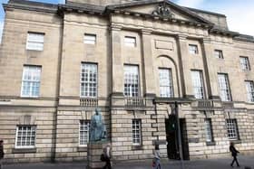 Jurors were located in a separate room from the trial courtroom at the High Court in Edinburgh.