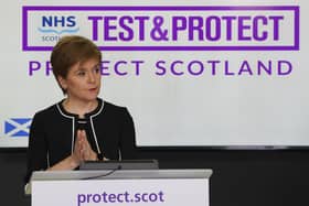 Nicola Sturgeon made the announcement in Parliament rather than at her daily briefing.