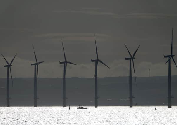 Offshore windfarms contributed to the energy output generated as green energy.