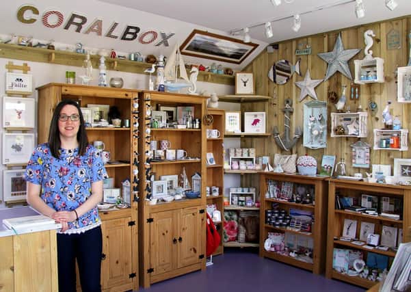 Eilidh Carr, founder of The Coralbox on North Uist.