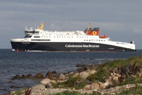 MV Loch Seaforth is in dry dock at present for its annual overhaul procedure.
