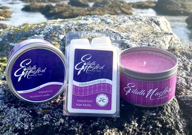 Island Girl scented candle and wax melts are helping raise funds for the Eilidh MacLeod Trust.