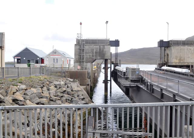 The pier project at Lochmaddy has now been terminated  by the council.