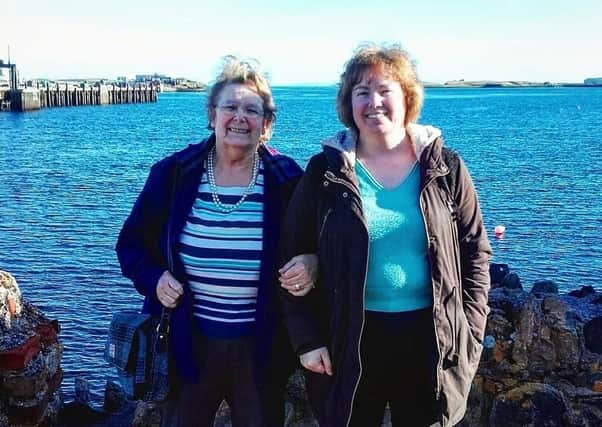 In pre-covid days, Norma and her mum Marion Smith enjoying a welcome day out!