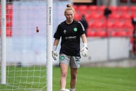 Lewis football ace Rachael Johnstone in Celtic colours