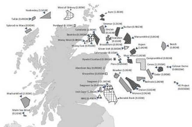 A total of three offshore wind sites have been identified near Lewis, but questions are now emerging over their viability.