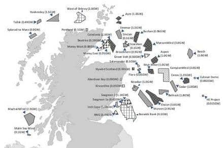 A total of three offshore wind sites have been identified near Lewis, but questions are now emerging over their viability.