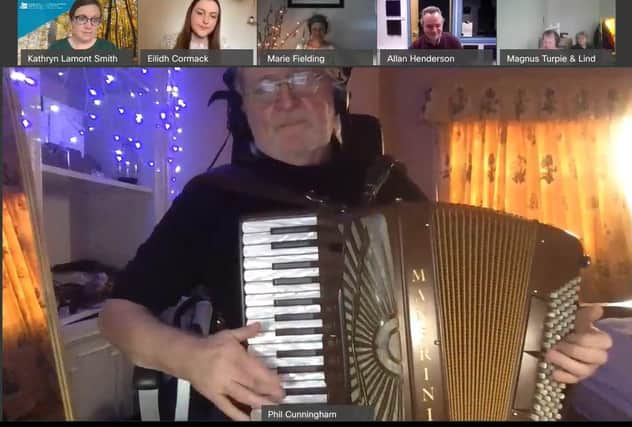 The online ceilidhs took off in a very unexpected way
