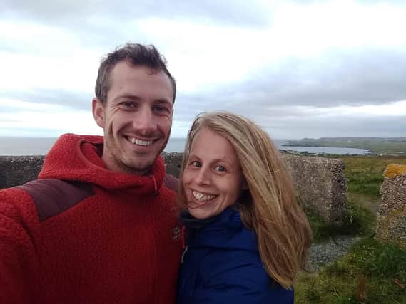 James and Cassie, who spent the best part of a year in Stornoway, are now looking for more overseas work