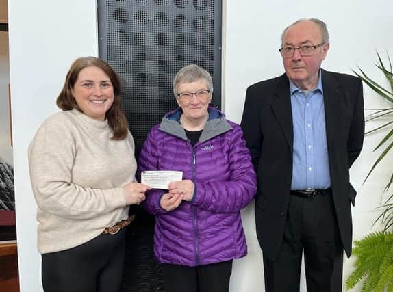 Charity donation in memory of son