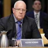 CMAL chief executive Kevin Hobbs giving evidence at the Scottish Parliament. A KC report said the organisation were not to blame for the award of the contract.