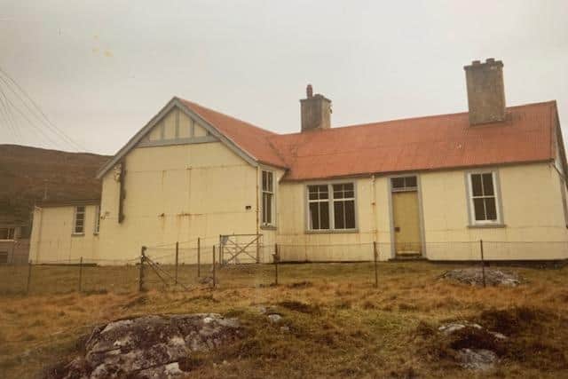 The old school at Northton before it was transformed into the "Seallam" centre