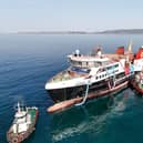 The Lochmor was launched in August by Kay MacLeod, a long-serving CalMac employee at Tarbert