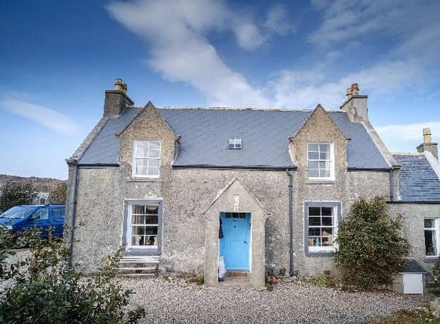 Artist Tom Hickman took 15 years to restore the traditional croft house.