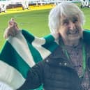 Nanny MacPhee – at a sprightly 89 – lapping it all up at her beloved Celtic Park
