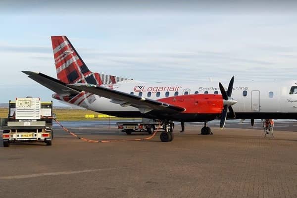 Loganair announced a reduction in the Stornoway-Glasgow timetable for next month due to fears over the Omicron spread