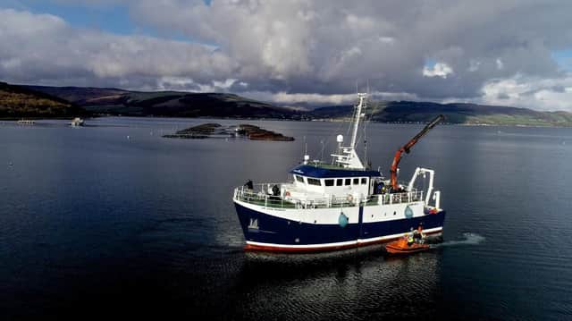 Farmed salmon is Scotland's top food export and supports 550 full-time jobs in the Western Isles
