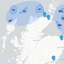 Preview of a draft map, seen by the Stornoway Gazette, showing all ScotWind North connections going to a regional hub at Dounreay.