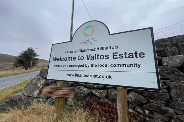 Valtos Estate in Uig is now under community ownership, just like many others in the islands