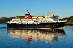 The MV Isle of Mull was sent to cover for the MV Hebrides.