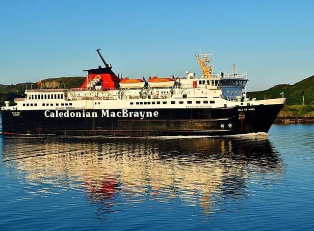 The MV Isle of Mull was sent to cover for the MV Hebrides.