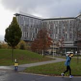 GLASGOW, SCOTLAND - NOVEMBER 13: A general view of the Queen Elizabeth University Hospital on November 13, 2023 in Glasgow, Scotland. NHS Greater Glasgow and Clyde is Scotland's largest health board and has oversight of Queen Elizabeth University Hospital and wide range of other health service providers. The board was recently named a formal suspect in a corporate homicide investigation following the deaths of four patients, including 10-year-old Milly Main, who contracted a fatal infection at QEUH in 2017. (Photo by Jeff J Mitchell/Getty Images) : Island patients are often sent down to the new Queen Elizabeth Hospital in Glasgow, which has been mired in controversy.