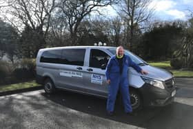 Donald ‘Cudaig’ Macleod spent the day on Saturday transporting people to the clinic in the Cabarfeidh Hotel