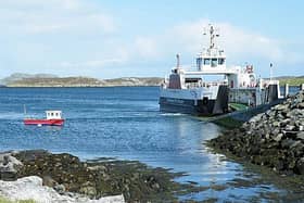 Getting ready to depart Leverburgh.