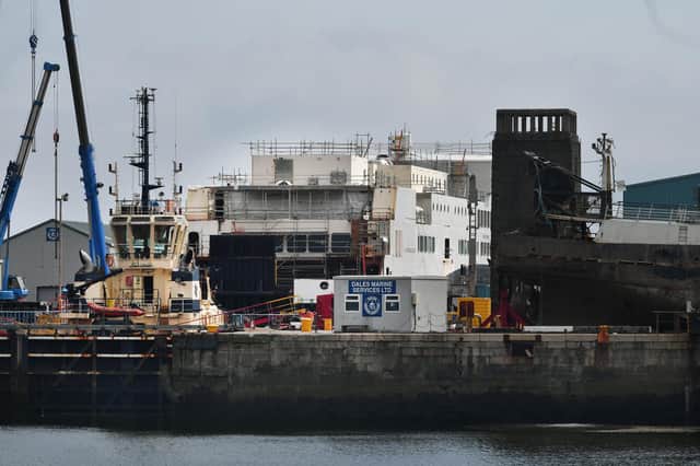 There is no evidence that progress on the construction of two delayed ships at Ferguson Marine has not improved since the shipyard came into the ownership of the Scottish Government