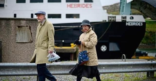 Passengers disembarking at the terminal in Tarbert. Ferries are a lifeline service, says chairman of Harris Development Company, Kenny Macleod, “not just for tourists”.