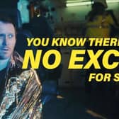 There's no excuse for speeding highlights new TV ad