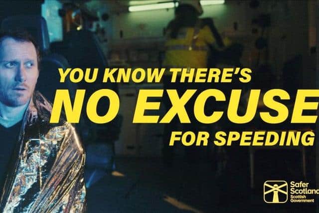 There's no excuse for speeding highlights new TV ad