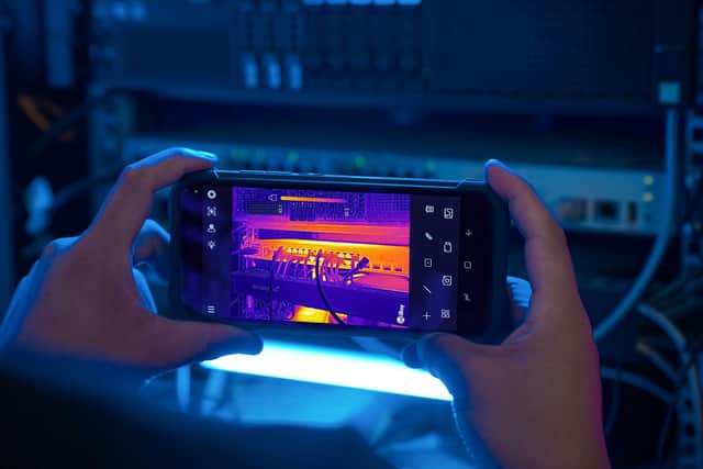 The Doogee S90 Pro's thermal imaging camera