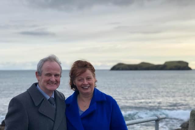 Rev Iain Thomson with his wife Connie.